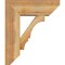 Ekena Millwork Balboa Slat Rough Sawn Bracket w/ Offset Brace, Western Red Cedar, 8"W x 22"D x 26"H BKT0806X22X26BOA06RWR - alternate 3